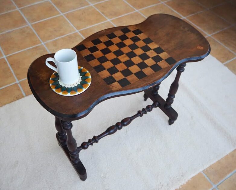 Vintage chess table
